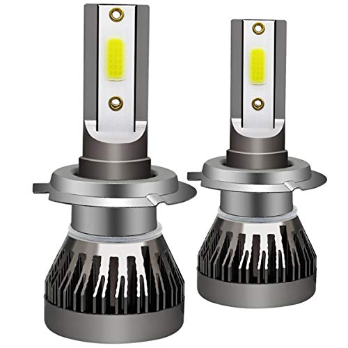SANON 2 Piezas H7 LED Kit de Faros Delanteros para Coche H7 Mini Lámpara de Faros LED para Coche 6000K Lámpara Led