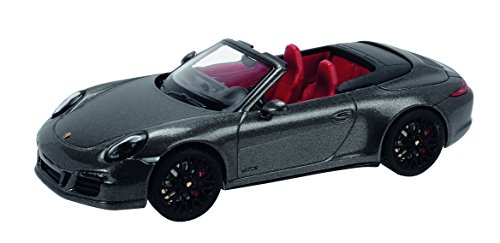 Schuco 450757700 Porsche 911 Carrera GTS Cabrio mit Verdeck, achatgraumetalli