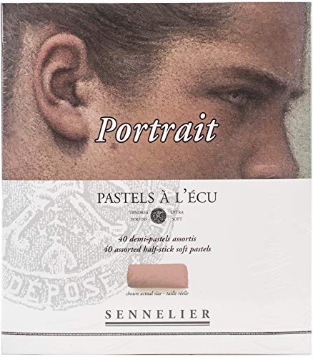 Sennelier Pastels Soft Half ST 40/PKG, Retrato, Talla única