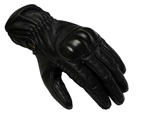 UNIK Man Summer Vintage C-66, Colour-Gloves Pair Guantes, Hombre, Negro, X-Small