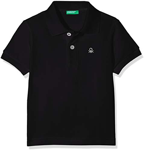 United Colors of Benetton H/s Polo Shirt, Negro (Negro 100), Talla única (Talla del Fabricante: KL) para Niños