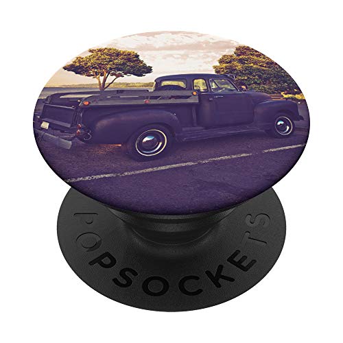 Vintage Pickup Truck PopSockets PopGrip: Agarre intercambiable para Teléfonos y Tabletas