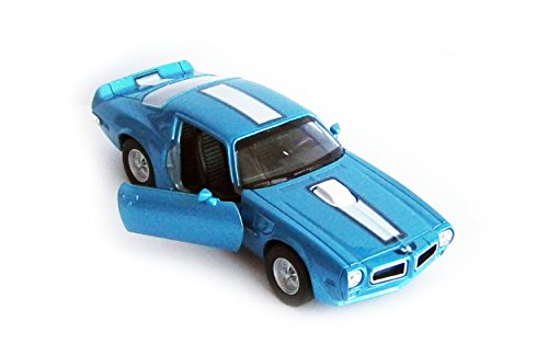Welly Pontiac Firebird Trans Am 1972 - Coche de juguete de metal, modelo 25, color azul metálico