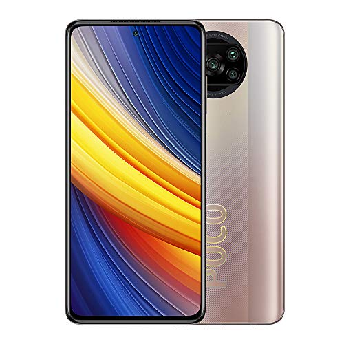 Xiaomi Poco X3 Pro Smartphone,6GB 128GB Teléfono Móvil,Procesador Snapdragon™ 860 de Qualcomm,Dot Display FHD+ de 6,67",Cámara Cuádruple con y Vídeo Dual,Versión Global(Bronze)