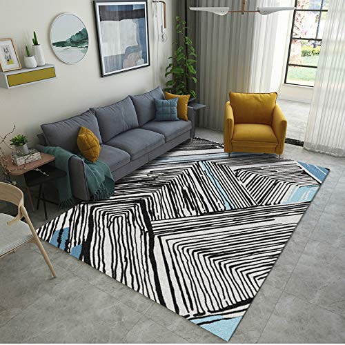 ZAZN Alfombra Minimalista Moderna, Sala De Estar, Dormitorio, Alfombrillas Impresas En 3D, Alfombras De Piso con Patrón De Alfombra Nórdica, Alfombra De Pasillo ZAZN Alfombra Minimalista Moderna, Sala De Estar, Dormitorio, Alfombrillas Impresas En 3D, Alfombras De Piso con Patrón De Alfombra Nórdica, Alfombra De Pasillo