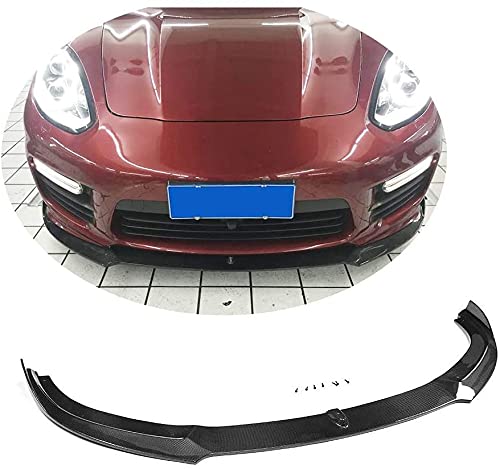 ZUOXUN para Porsche Panamera GTS Turbo S Hatchback 2014 2015 2016 alerón Delantero Labio Fibra de Carbono Protector de Parachoques de Barbilla Labio Delantero