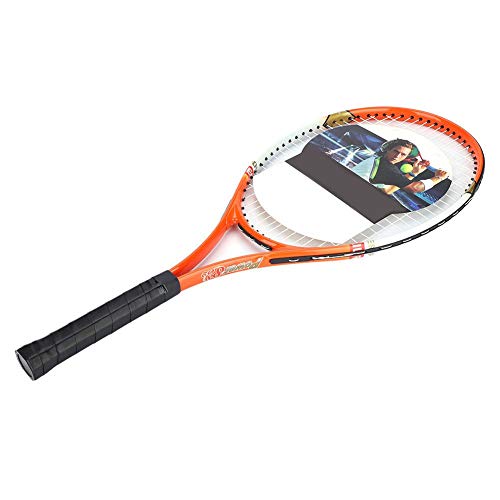 1 Pieza Raqueta de Tenis Profesional Aleación de Aluminio con Bolsa de Transporte para Principiantes(Naranja)