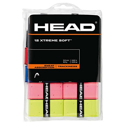 12 Overgrip Head Xtreme Soft tennis grips Cinta para mango de raqueta de tenis colorido