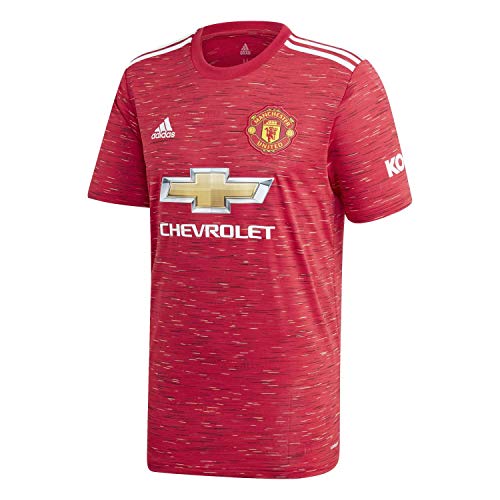 adidas Manchester United Temporada 2020/21 MUFC H JSY Camiseta Primera equipación, Unisex, rojrea, XL