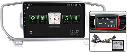 Android 10 Car Radio de Navegación GPS para KIA Sportage 4 KX5 2016-2019 con 9 Pulgada Pantalla Táctil Support FM Am RDS DSP/MP5 Player/BT Steering Wheel Control/Carplay