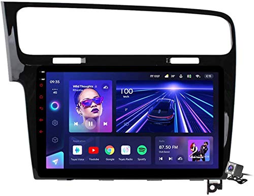 Android 10 Car Radio de Navegación GPS para Volkswagen Golf 7 2013-2020 con 10,1 Pulgada Táctil Support 5G FM Am RDS/DSP MP5 Player/Steering Wheel Control/Carplay Android Auto