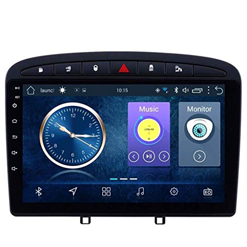Android 8.1 - Radio de navegación GPS para Peugeot 308 408 (2010 – 2016), con DAB + CD DVD control en el volante, Bluetooth, USB, FM, 4 G + WiFi: 2 + 32 G
