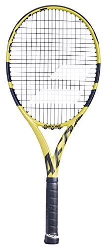 Babolat Aero G Strung Raqueta, Adultos Unisex, Jaune Noir (Multicolor), 2