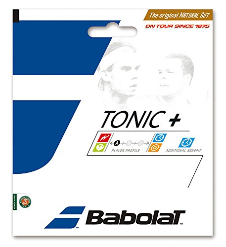Babolat Tonic + Ball Feel BT7 12M Cordaje, Adultos Unisex, Naturel (Beige), 120