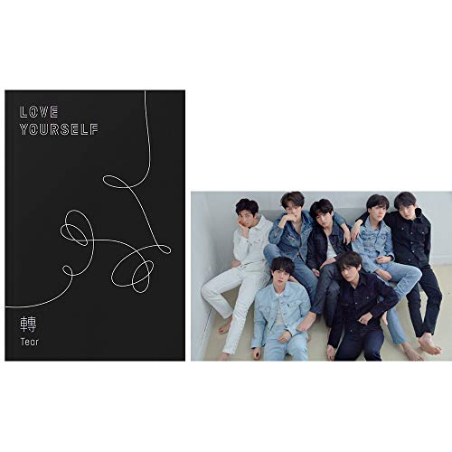 BTS Love Yourself Tear (R Version) 3rd Album Bangtan Boys CD+Poster+Photobook+Minibook+Photocard+Standing Photo+Gift (Extra 6 Photocards and 1 Double-Sided Photocard Set)