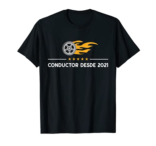 Conductor desde 2021 Licencia de conducir realizado Camiseta