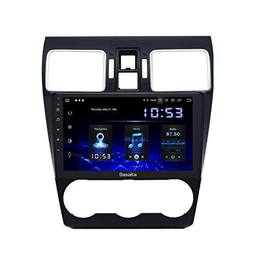 Dasaita 10.2 Inch Android 10.0 Car Radio Bluetooth with Carplay for Subaru Forester WRX VX 2016 2017 2018 Car Radio Touchscreen GPS 4GB/64GB Supports DSP WiFi USB FM/Am Android Car