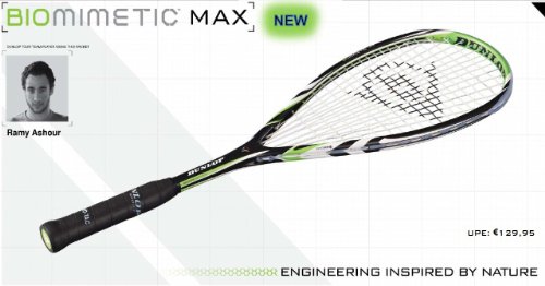 Dunlop Biomimetic Max - Raqueta de squash