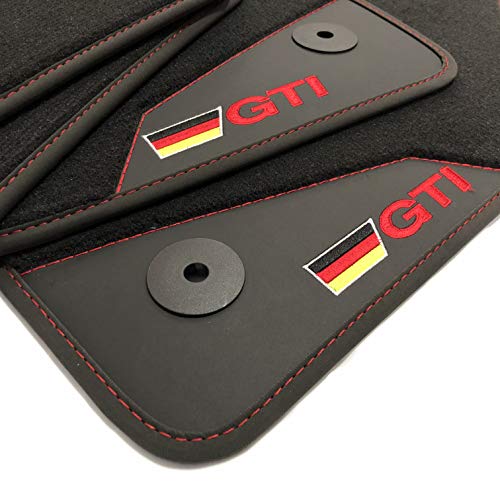 Extra Premium Mats Alfombrillas Coche Volkswagen Golf 7 (2012 - actualidad) Acabado GTI | Rey Alfombrillas®