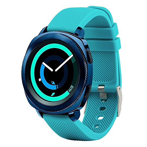 Fit-power - Correa de repuesto para reloj inteligente, de 20 mm, compatible con Samsung Gear Sport, Samsung Gear S2 Classic, Huawei Watch 2 Watch y Garmin Vivoactive 3