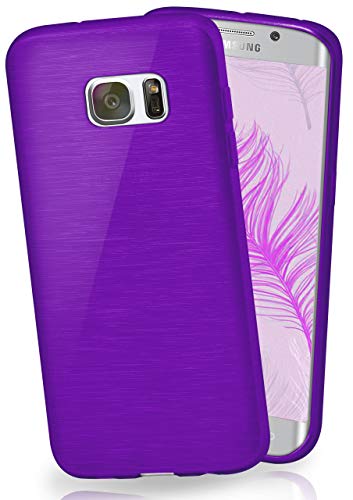 Funda protectora OneFlow para funda Samsung Galaxy S7 Edge Carcasa silicona TPU 1,5mm | Accesorios cubierta protección móvil | Funda móvil paragolpes bolso cepillado aluminio diseño en Crimson-Red Funda protectora OneFlow para funda Samsung Galaxy S7 Edge Carcasa silicona TPU 1,5mm | Accesorios cubierta protección móvil | Funda móvil paragolpes bolso cepillado aluminio diseño en Crimson-Red
