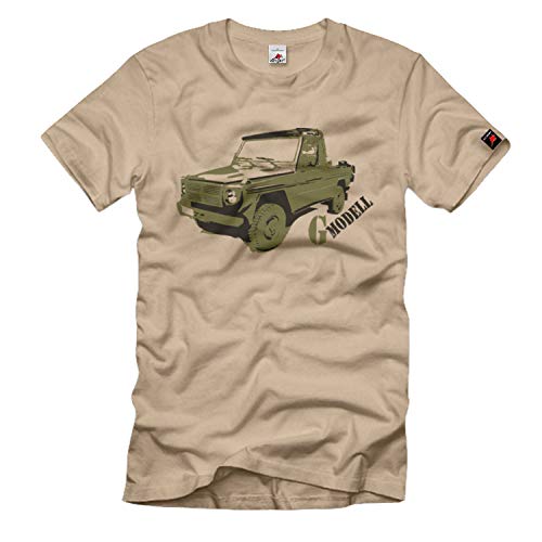 G Modelo Puch todoterreno Allrad Bundeswehr BW cintura Ejército Militar Vehículo Austria – Camiseta # 834 arena Medium