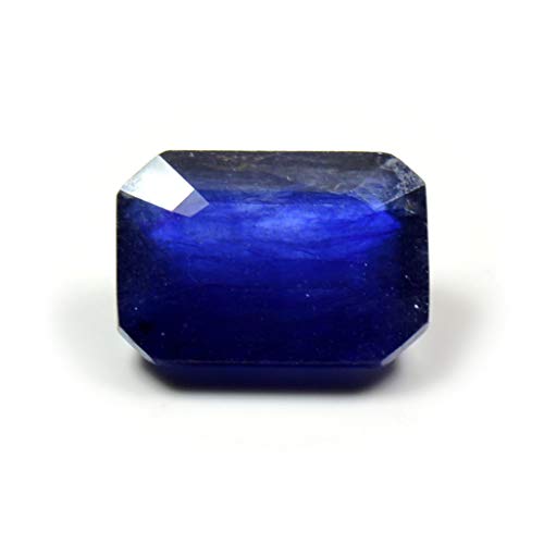 GemsOnClick Zafiro azul natural 4 quilates corte esmeralda suelto facetado piedra natal septiembre Precio al por mayor