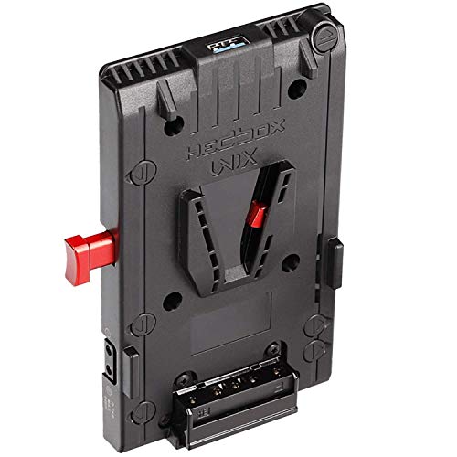 HEDBOX Unix-URSA - V-Mount Battery Adapter Plate, 3X D-Tap & USB, for Blackmagic Design URSA Mini Pro HEDBOX Unix-URSA - V-Mount Battery Adapter Plate, 3X D-Tap & USB, for Blackmagic Design URSA Mini Pro