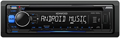 Kenwood Electronics KDC-100UB Negro 200W receptor multimedia para coche - Radio para coche (Negro, 1 DIN, 200 W, CD, 20-20000 Hz, 105 dB)