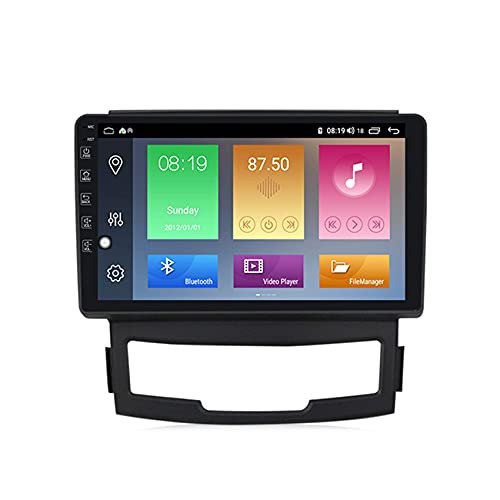 KLL Android10.0 Car Radio Navegación GPS para Chevrolet Epica 2006-2011 2.5D IPS Pantalla táctil FM Radio Pantalla Dividida Enlace Espejo Controles del Volante+Cámara Trasera