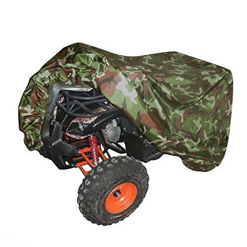 NEVERLAND Talla XL 190T ATV Funda Exterior Moto Protección contra el Polvo a Prueba de Invierno, protección UV