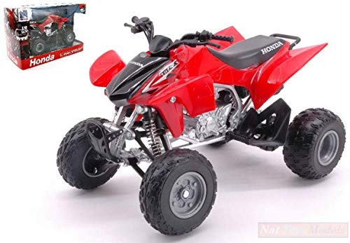 New Ray Model Compatible con ATV-Quad Honda TRX450R Red 1:12 DIECAST NY57503HR