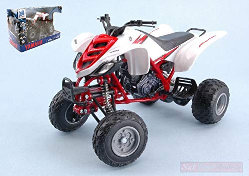 New Ray Model Compatible con ATV-Quad Yamaha Raptor 660R White 1:12 DIECAST NY57503YW