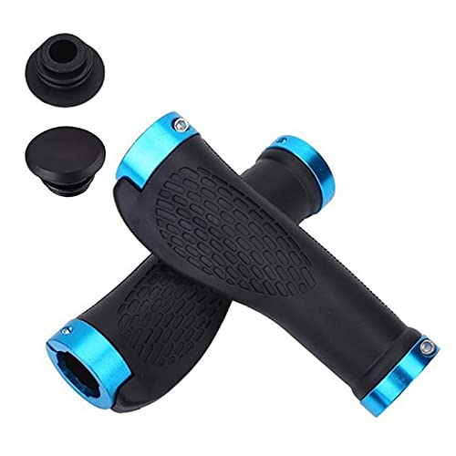 Olymajy puños de Manillar de Bicicleta, puños Bicicleta Specialized, puños Bicicleta montaña ergonomicos, Mango de Goma Antideslizante, Cerradura de Aluminio Doble Puños para Bicicleta Olymajy puños de Manillar de Bicicleta, puños Bicicleta Specialized, puños Bicicleta montaña ergonomicos, Mango de Goma Antideslizante, Cerradura de Aluminio Doble Puños para Bicicleta
