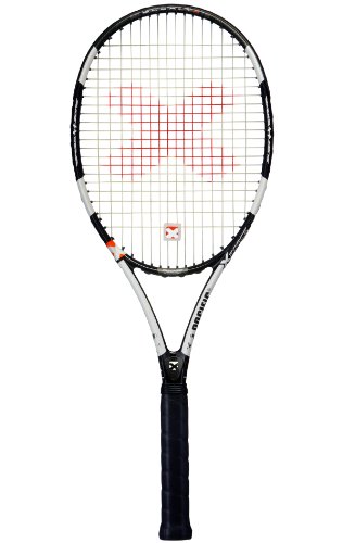 Pacific X Force de sin Cordaje de Raqueta de Tenis con Funda, Color Negro/Blanco, tamaño 3: (4 3/8)