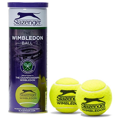 Pelotas de Tenis Slazenger Wimbledon 3u Pelotas de Tenis Slazenger Wimbledon 3u