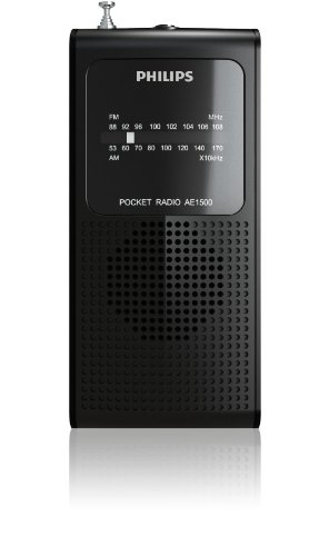 Philips AE1500 Portátil Analógica Negro Radio - Radio - Los Mejores Precios