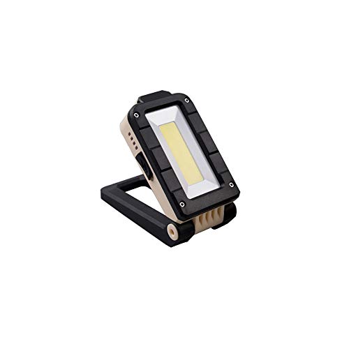PopHMN Luz de Trabajo LED, lámpara de inspección COB, antorcha magnética USB Recargable Plegable para Taller de automóviles Taller de Senderismo (Pequeño)