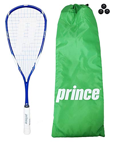 Prince EXO3 Yousave azul raqueta de Squash + 3 pelotas de Squash £185