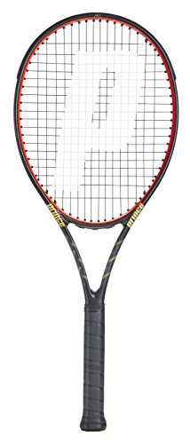 Prince TeXtreme2 Beast 100 - Raqueta de Tenis para Adultos, Color Negro/Rojo, Peso: 280 g, Agarre 4: 4 1/2 Pulgadas