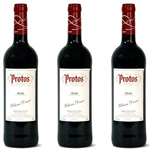 Protos Vino Tinto Roble - 3 botellas x 750ml - total: 2250 ml