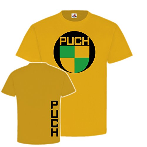 Puch Vintage Camiseta Motocross Oldtimer Classicer Motorradbekleidung #24839 amarillo M