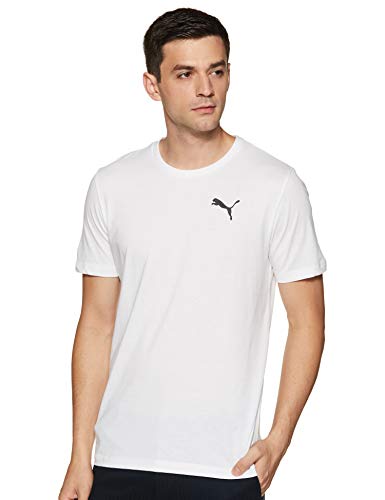 PUMA Active Soft tee Camiseta, Hombre, Blanco White, XL