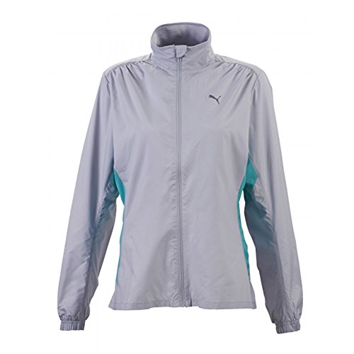 PUMA Jacke PE Running Wind Jacket W - Chaqueta de Running para Mujer, Color Gris, Talla S