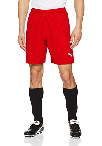 PUMA Liga Shorts Pants, Hombre, Red White, XL