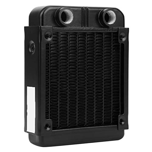 Radiador de refrigeración por agua Enfriador de CPU Radiador delgado Piezas de PC Aluminio Negro Superficie de pintura antioxidante Ventilador único Negro Radiador de refrigeración por agua Enfriador de CPU Radiador delgado Piezas de PC Aluminio Negro Superficie de pintura antioxidante Ventilador único Negro