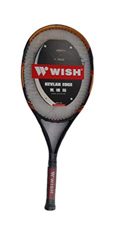 Raqueta de Tenis Wish Kevlar Edge 832, Raqueta Deportiva, Raqueta para Entrenamiento o Competición - Color Negro y Naranja Raqueta de Tenis Wish Kevlar Edge 832, Raqueta Deportiva, Raqueta para Entrenamiento o Competición - Color Negro y Naranja