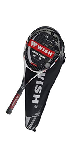 Raqueta de Tenis Wish Nano Force 891, Raqueta Deportiva, Raqueta para Entrenamiento o Competición - Color Blanco, Negro y Rojo Raqueta de Tenis Wish Nano Force 891, Raqueta Deportiva, Raqueta para Entrenamiento o Competición - Color Blanco, Negro y Rojo