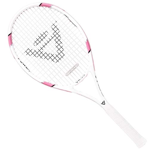 Raquetas De Tenis Juego Universal para Niños Y Niñas para Principiantes Superficie De Gran Tamaño (Color : Pink, Size : 69cm/27 Inches)