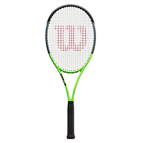 Raquetas De Tenis Profesional con Agujero Independiente Nueva Tenis para Adultos Calidad De Material De Carbono Completo (Color : Photo Color, Size : 27inches)